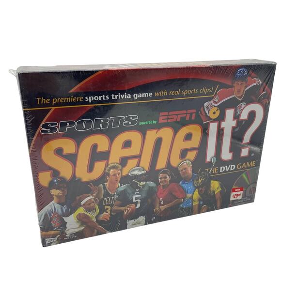 Scene It? Sports By ESPN DVD Game Sports Trivia Sealed Brand New - Picture 1 of 3